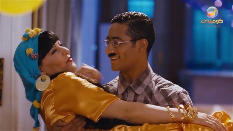 محمد رمضان وبدرية