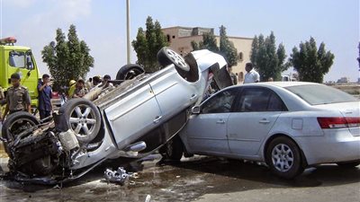 حادثان مروريان منفصلان يسفران عن إصابات متعددة في العاشر من رمضان