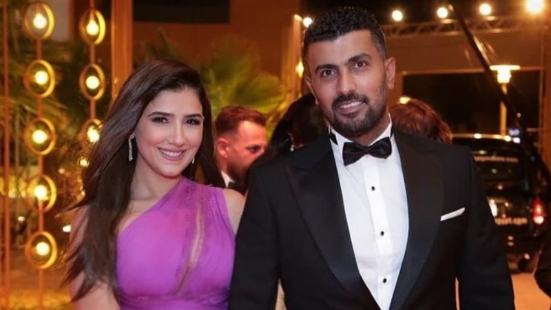 مي عمر مع زوجها