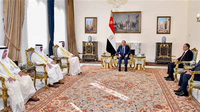تطورات الأوضاع في غزة تُسيطر علي لقاء الرئيس السيسي ووزير خارجية الكويت