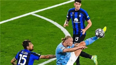 ميعاد مباراة مانشستر سيتي ضد إنتر ميلان والقنوات الناقلة