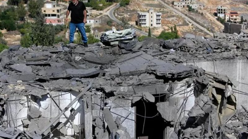 اَثار الدمار جنوب