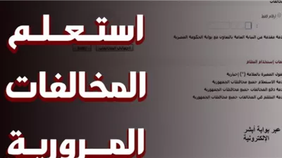 الاستعلام عن مخالفات المرور برقم السيارة.. كافة التفاصيل 