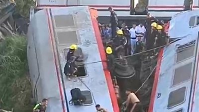 عاجل.. ارتباك في السكك الحديدية بسبب حادث قطاري المنيا والصحة ترفع حالة الطوارئ