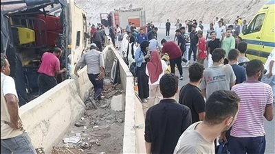 تشييع جثمان طالب الدقهلية أحد ضحايا حادث أتوبيس جامعة الجلالة