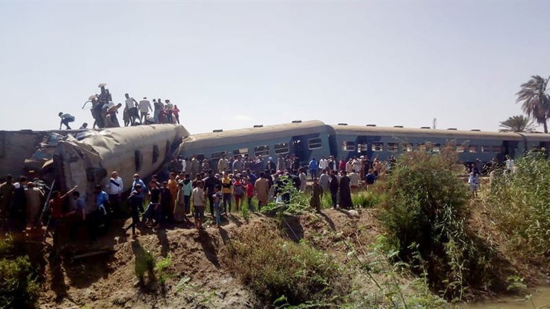 حادث تصادم قطارين