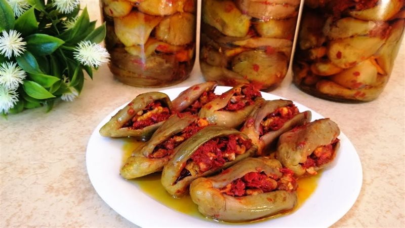 طريقة عمل المكدوس