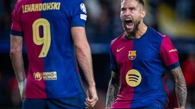 برشلونة تأخذ خطوة نحو الثأر في الشوط الأول ضد بايرن ميونخ