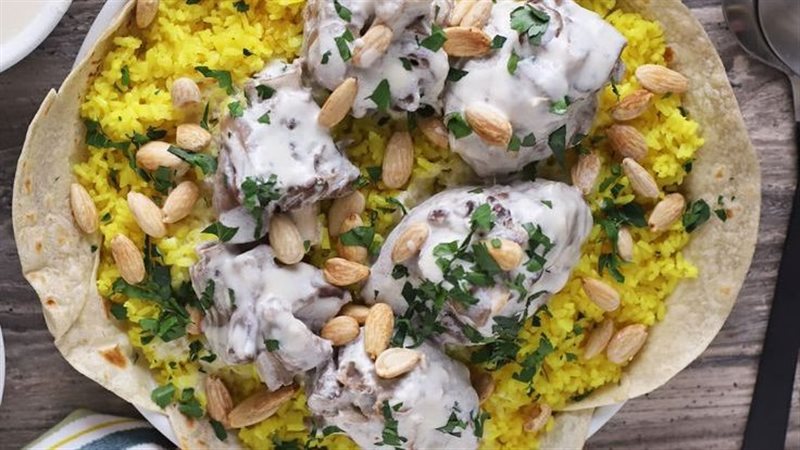 طريقة عمل الفتة السوري