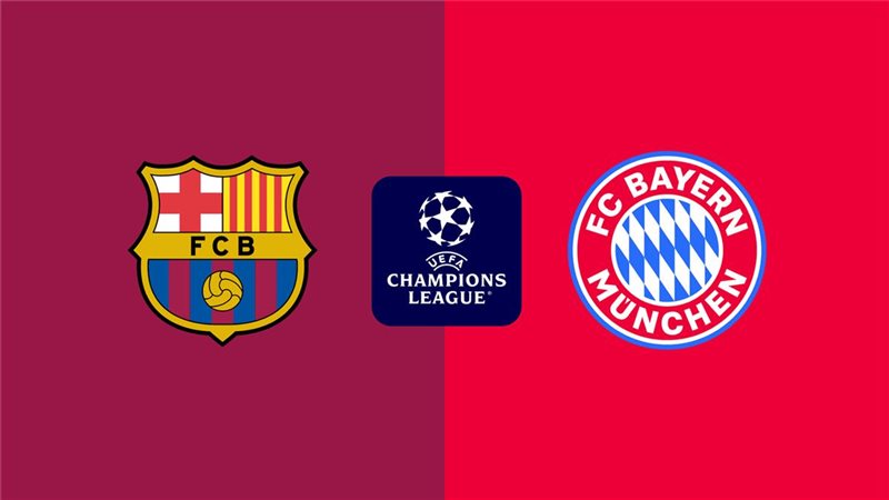 مباراة برشلونة وبايرن