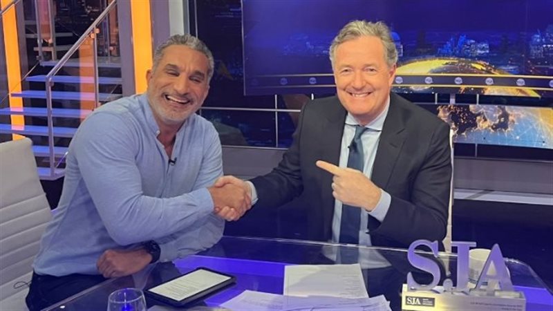 باسم يوسف وبيرس مورجان