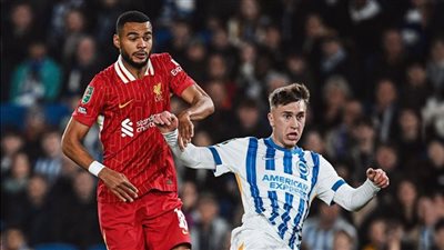ليفربول يتأهل لربع نهائي كأس الرابطة الإنجليزية على حساب برايتون 