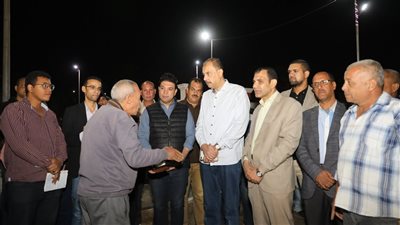 محافظ سوهاج يتابع أعمال تطوير وتجميل ثلاث كبارى ومدخل إدفا وأولاد نصير