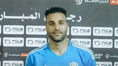 محمد شعبان رجل مباراة غزل المحلة وطلائع الجيش بالدوري المصري 