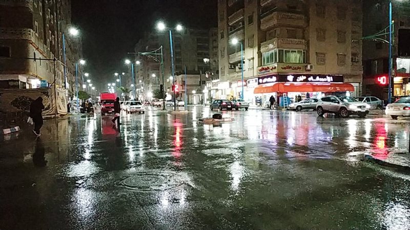 أمطار و نوة الفيضة
