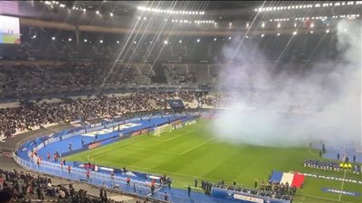 خناقة في المدرجات.. مشاجرات بين الجماهير في لقاء فرنسا والعدو الصهيوني