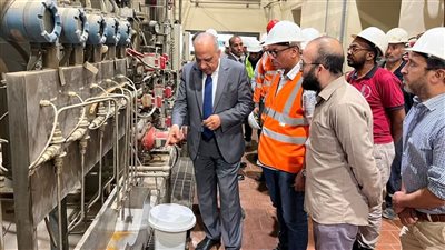 كواليس زيارة وزير الكهرباء لـ محطة توليد كهرباء التبين البخارية
