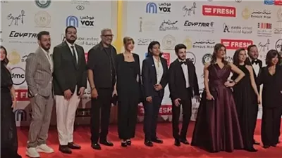 هاني عادل يساند زوجته دياموند بو عبود في مهرجان القاهرة السينمائي