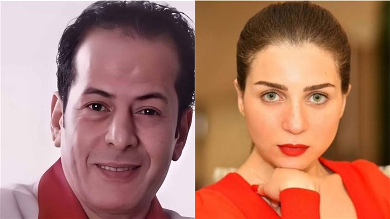 مي عز الدين وعادل