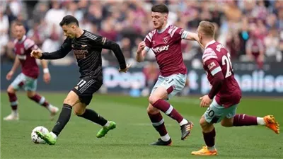 موعد مباراة أرسنال ضد وست هام يونايتد في الدوري الإنجليزي والقنوات الناقلة