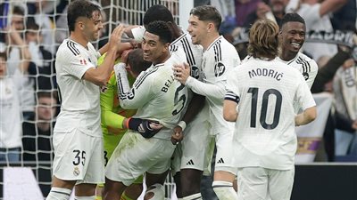 الدوري الإسباني| ريال مدريد يتفوق على خيتافي بثنائية في الشوط الأول 