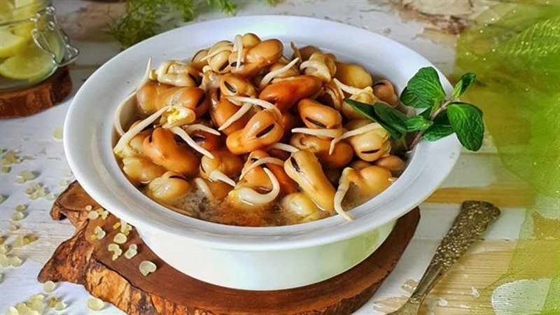 طريقة عمل الفول النابت