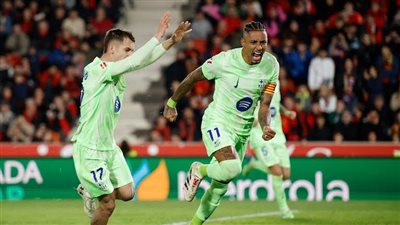 برشلونة يضرب ريال مايوركا بخماسية ويحافظ على صدارة الدوري الإسباني.. ريمونتادا مثيرة