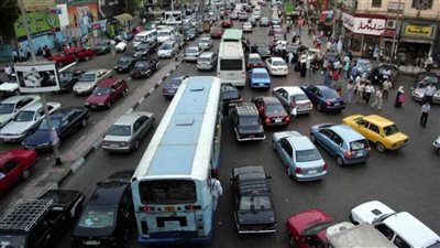 الحالة المرورية بشوارع وميادين القاهرة والاسكندرية  اليوم الأحد 8-12-2024