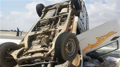 حادث المنيا.. أسماء المصابين في انقلاب سيارة على الطريق الصحراوي الغربي بالمنيا