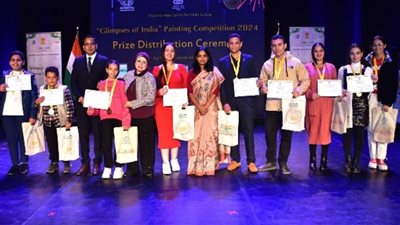 بالأسماء.. الطلاب الفائزين في مسابقة لمحات من الهند ببورسعيد