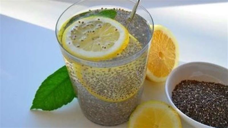 بذور الشيا بالليمون