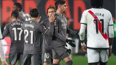 الدوري الإسباني| التعادل الإيجابي يحسم مواجهة ريال مدريد ورايو فاليكانو في الشوط الأول