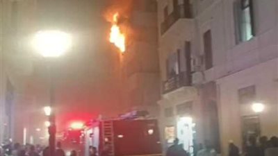  القصة الكاملة لحريق شارع النبي دانيال .. هبوط أرضي وأعمال تطوير 