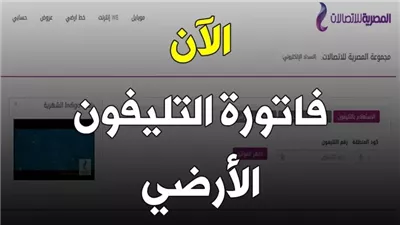 خطوات الاستعلام عن فاتوره التليفون الارضي.. إليك الخطوات