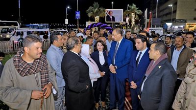 محافظ سوهاج يفتتح ميدان جمال عبد الناصر بعد انتهاء أعمال التطوير والتجميل