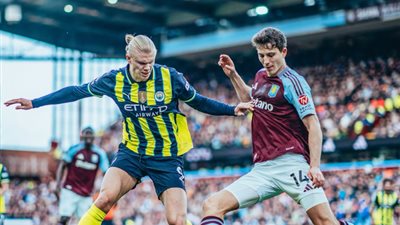 مانشستر سيتي يواصل السقوط بخسارة جديدة أمام أستون فيلا في الدوري الإنجليزي 