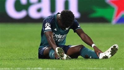 أرقام قياسية لـ  بوكايو ساكا مع أرسنال قبل إصابته 