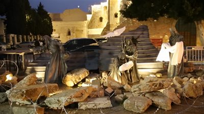 إسرائيل تطفئ أنوار عيد الميلاد فى كنيسة مهد المسيح