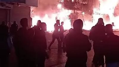 حريق المحل الشهير في الجيزة ومن المتسبب.. القصة الكاملة