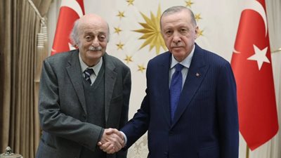 مباحثات ساخنة بين أردوغان ووليد جنبلاط في أنقرة