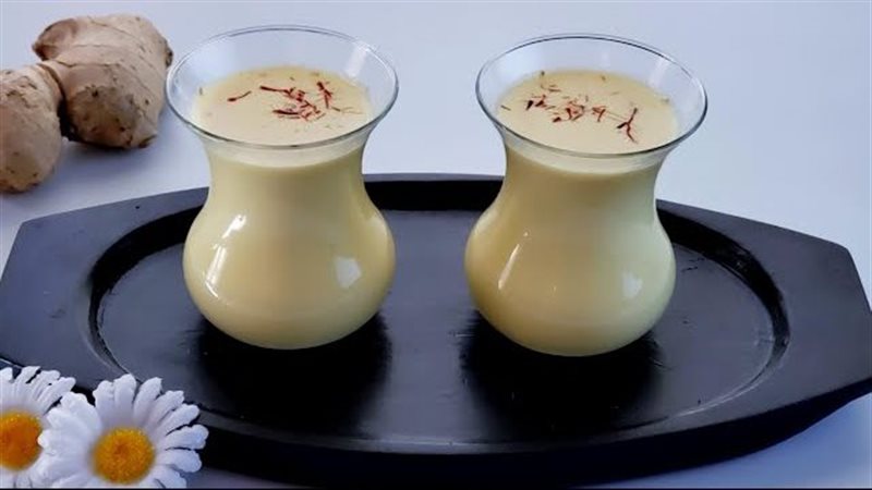 مشروب الزنجبيل باللبن