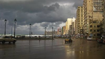 أمطار غزيرة وتقلبات جوية حادة في الإسكندرية اليوم الجمعة.. حالة الطقس 
