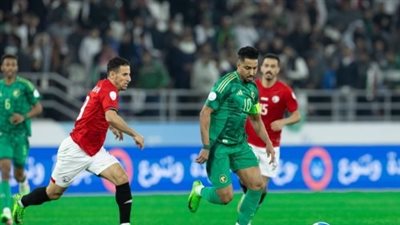 السعودية ضد العراق في خليجي 26.. التعادل السلبي يحسم نتيجة الشوط الأول