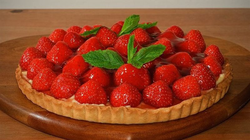 طريقة عمل تارت الفراولة