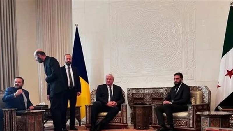 لقاء أحمد الشرع والوفد