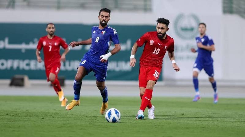 منتخب الكويت والبحرين