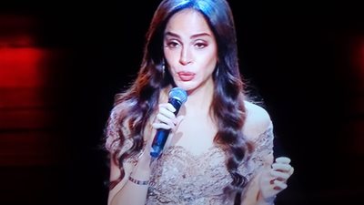 آمال ماهر تطرب الجمهور  في احتفالية ليلة رأس السنة بالسعودية 