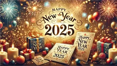 صور التهنئة بالعام الميلادي الجديد 2025 بالاسم.. أهم البرامج وطرق التصميم 