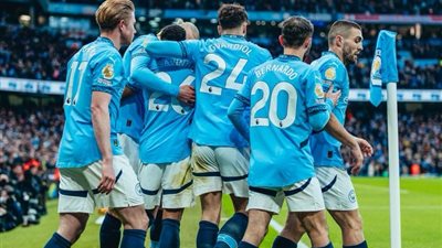 الدوري الإنجليزي| مانشستر سيتي يتقدم على وست هام بهدفين في الشوط الأول 