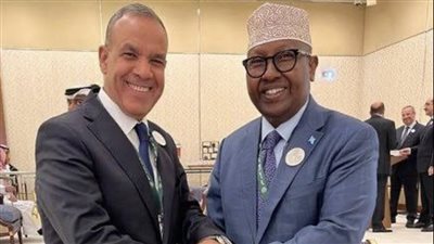 السفير بدر عبدالعاطي يؤكد لنظيره الصومالي على دعم مصر الكامل لإستقرار الصومال